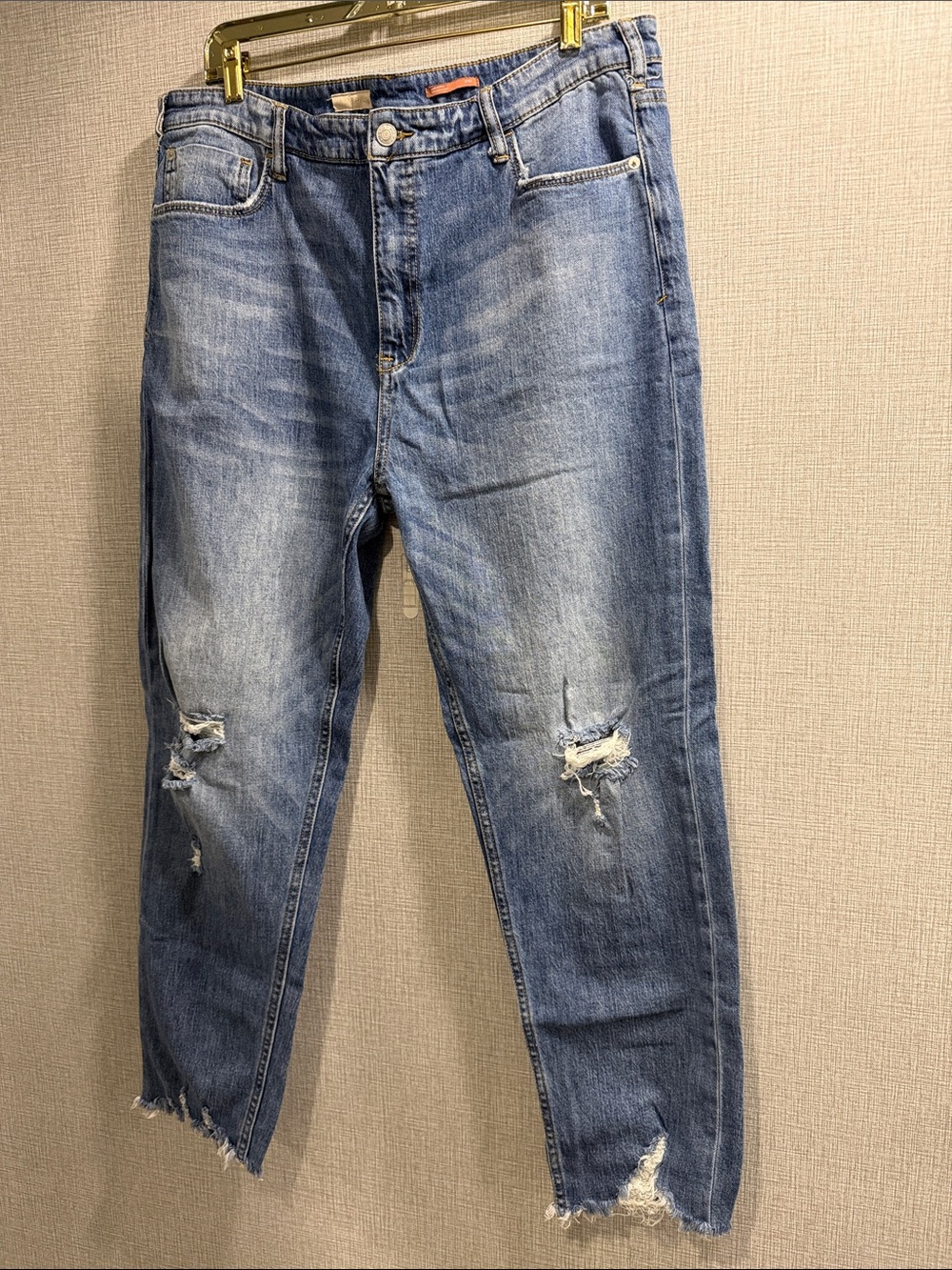 Anthropologie Pilcro The Heritage Boyfriend Jean Size 33Tall
